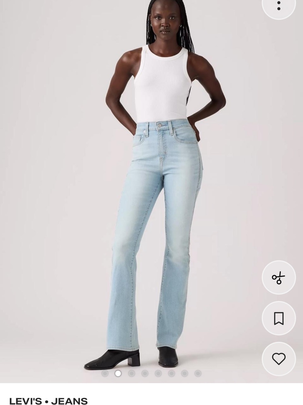 Levi's Light Blue flare-Leg Women's Jeans